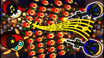 Surviv.io Epic Battles With The Bugler! (Surviv.io 50vs50 Giant Golden Airdrops & Funny Highlights)