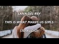 LANA DEL REY  - THIS IS WHAT MAKES US GIRLS [3D USE HEADPHONES]