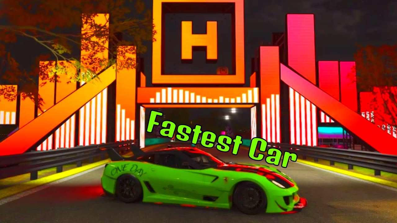 Forza Horizon 4 Fastest Car! 323 MPH Ferrari 599XX Evo!