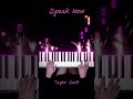 Taylor Swift - Speak Now Piano Cover #SpeakNow #TaylorSwift #PianellaPianoShorts