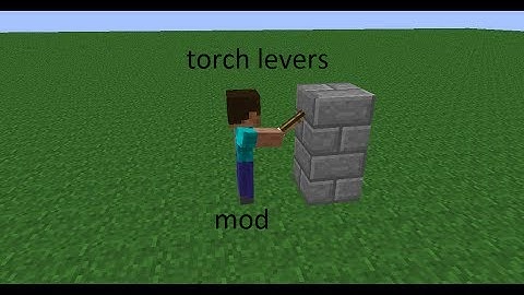 Torch lever mod! (Minecraft mod showcase) 1.6.4