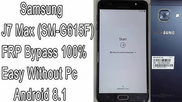 Samsung J7 Max (SM-G615F) FRP Bypass Android 8/9 Google Account Remove Unlock 100% Easy Without Pc