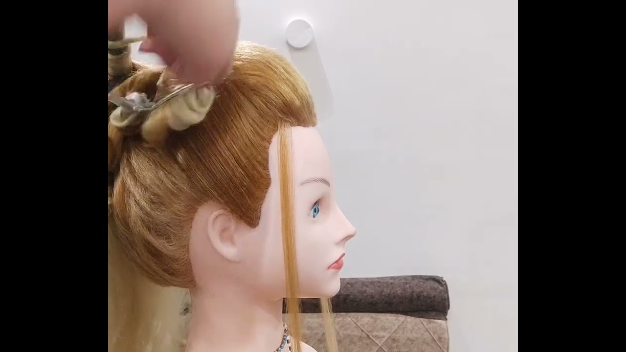 طريقة عمل شنيون رول معلق خطوة بخطوة حلو وكيوت 