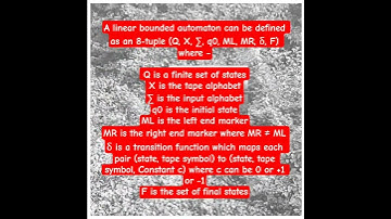Linear bounded automata (LBA)