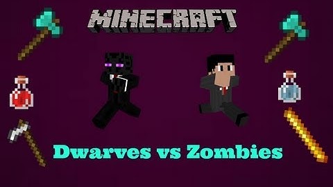Minecraft Mini-game: Dwarves Vs Zombies!!!