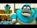 SPOOKY ZOMBIES Supermarket Shopping! | ARPO The Robot | Funny Kids Cartoons | Kids TV Full Episodes