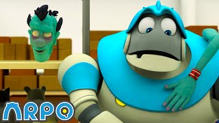 SPOOKY ZOMBIES Supermarket Shopping! | ARPO The Robot | Funny Kids Cartoons | Kids TV Full Episodes