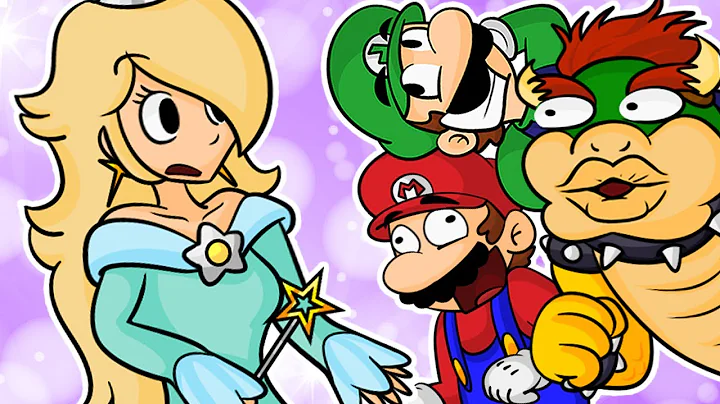 Rosalina meets Mario, Luigi, and Bowser