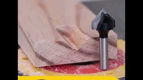 Vee Groove Router Bit