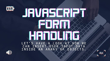 Insert User DATA into JavaScript Array of Objects?