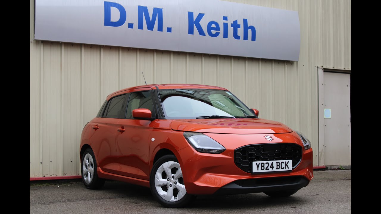 YB24BCK 2024 Suzuki Swift Motion in Orange.