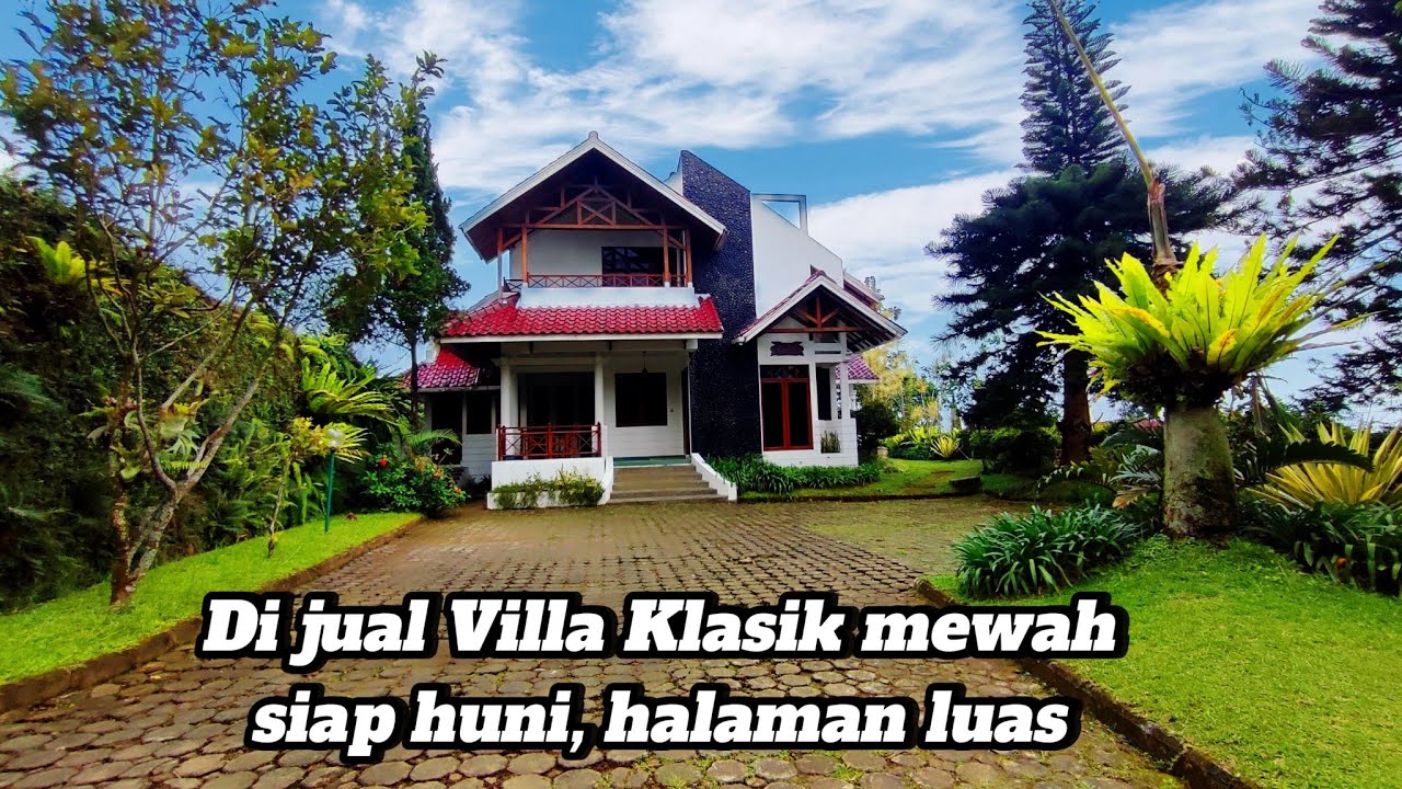 DI JUAL VILLA PUNCAK, KLASIK BAGUS, SIAP HUNI,LUAS NYA 1750 METER