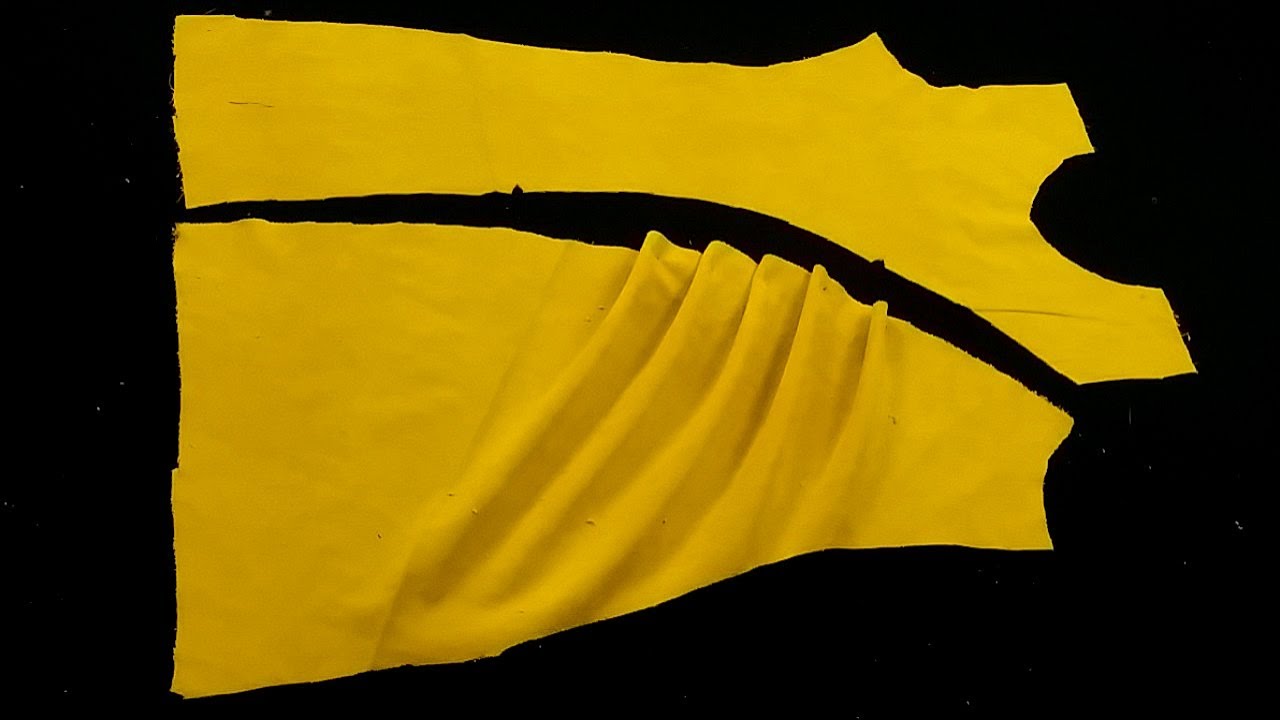 самый простой способ сшить платье с удивительным перекроем