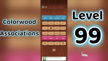 Colorwood Associations Level 99 Answers 🧩✨ | Go Answer