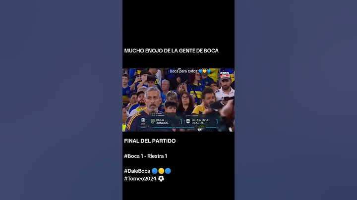 MUCHO ENOJO DE LA GENTE DE BOCA Boca 1 - Riestra 1#DaleBoca #Torneo2024 #shorts