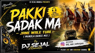 Pakki Sadak💥 - Jane Wale Turi 💥( Mandla Mix ) - Dj Sejal Mandla Mix #dj #dance 