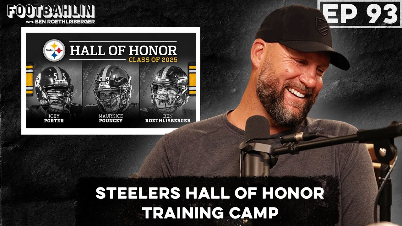Big Ben talks the start to Steelers training camp, Hall of Honor, Dude Perfect and more! Ep. 93