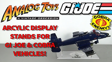 GI Joe - Acrylic Display Stands