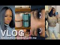 VLOG | DAY IN THE LIFE OF A HAIRSTYLIST + LASH APPOINTMENT + MALL RUN + NEW CANDLES &amp; MORE !