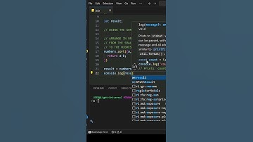 HOW TO FIND THE RANGE OF NUMBERS WITH THE SORT ARRAY METHOD #coding #arrays #javascript