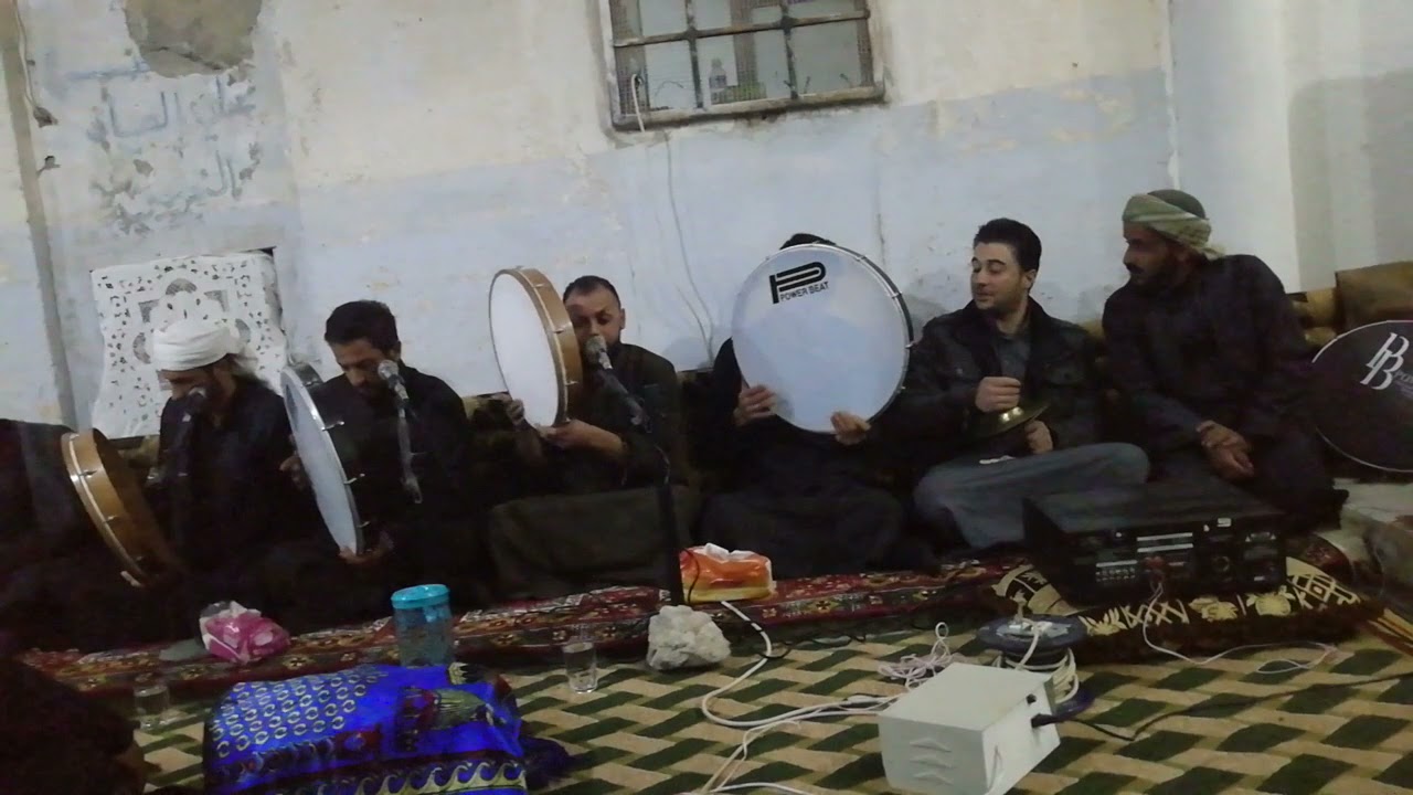 المداح عبد الستار في منزل شيخ حسن الصياد النعيمي