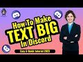 How to Make Text Big in Discord 2025 | Easy Text Formatting Tutorial 2025 [New Method]