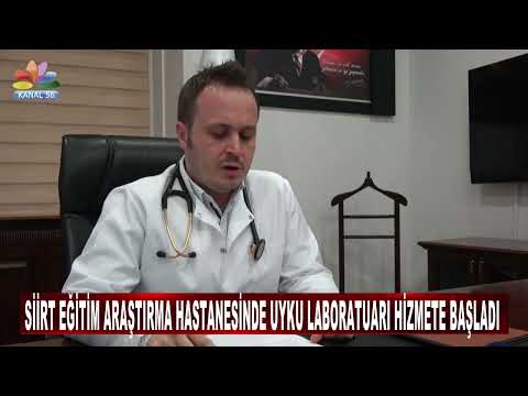 SİİRT EĞİTİM ARAŞTIRMA HASTANESİNDE UYKU LABORATUVARI HİZMETE BAŞLADI