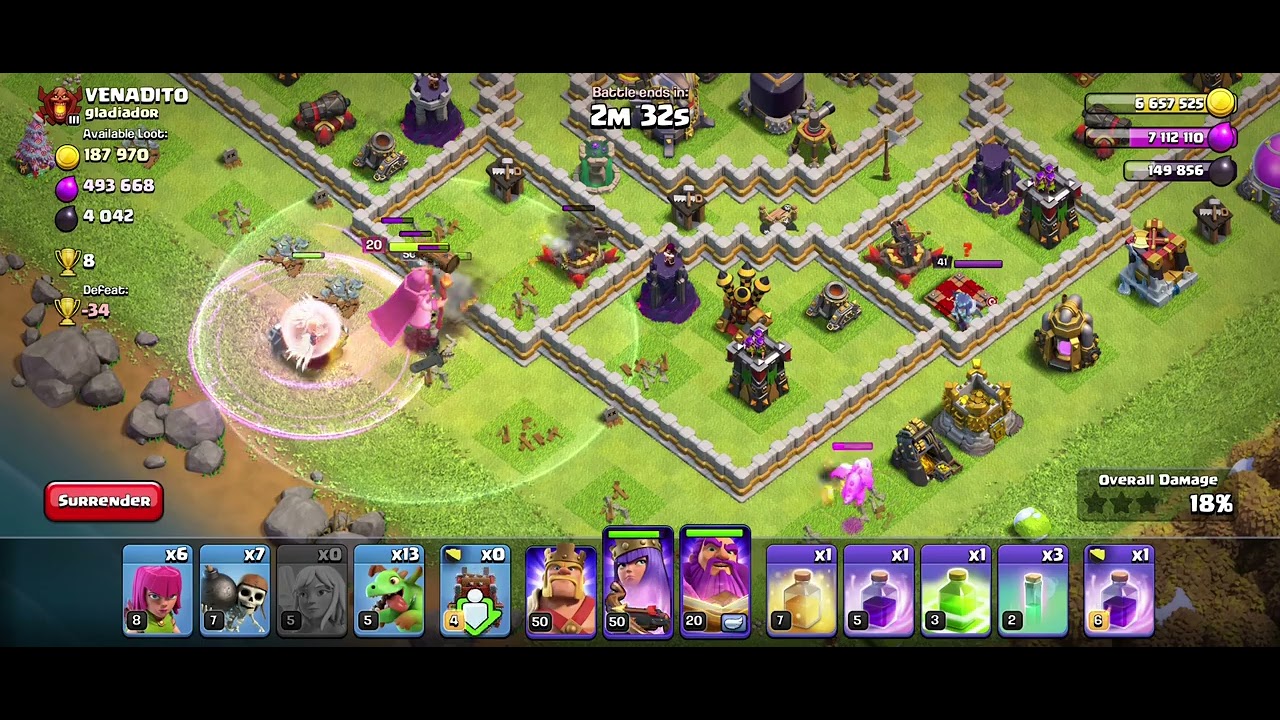 Queen Walk and baby dragon attack