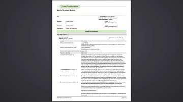 Events Checklist Reminder