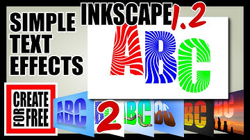 Funky Text Effect Inkscape