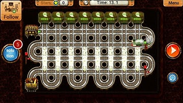 Lay Rail Track Maze Puzzle Game | How To Solve Rail Maze Games | Android Gameplay #626