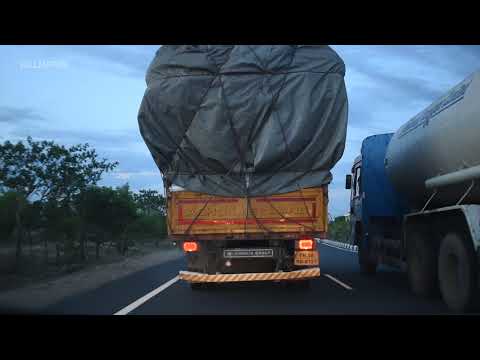 Time Lapse India- Road Trip - Travel Vlog - Trichy to Villupuram - Tamil Nadu- Part-2 -Valliappan