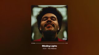 Blinding Lights — The Weeknd (Lyric Video | 4K)
