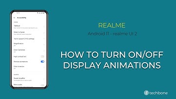 How to Turn On/Off Display Animations - realme [Android 11 - realme UI 2]