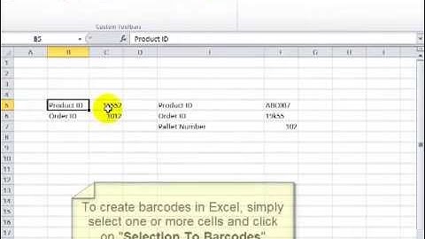 BarCodeWiz ActiveX Control - How to Create Barcodes in Microsoft Excel