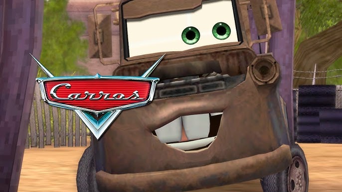 UM DOS MELHORES JOGO DE FILME DA DISNEY-PIXAR DE PS2: CARROS (RELÂMPAGO  MCQUEEN) KATIAAU!! 