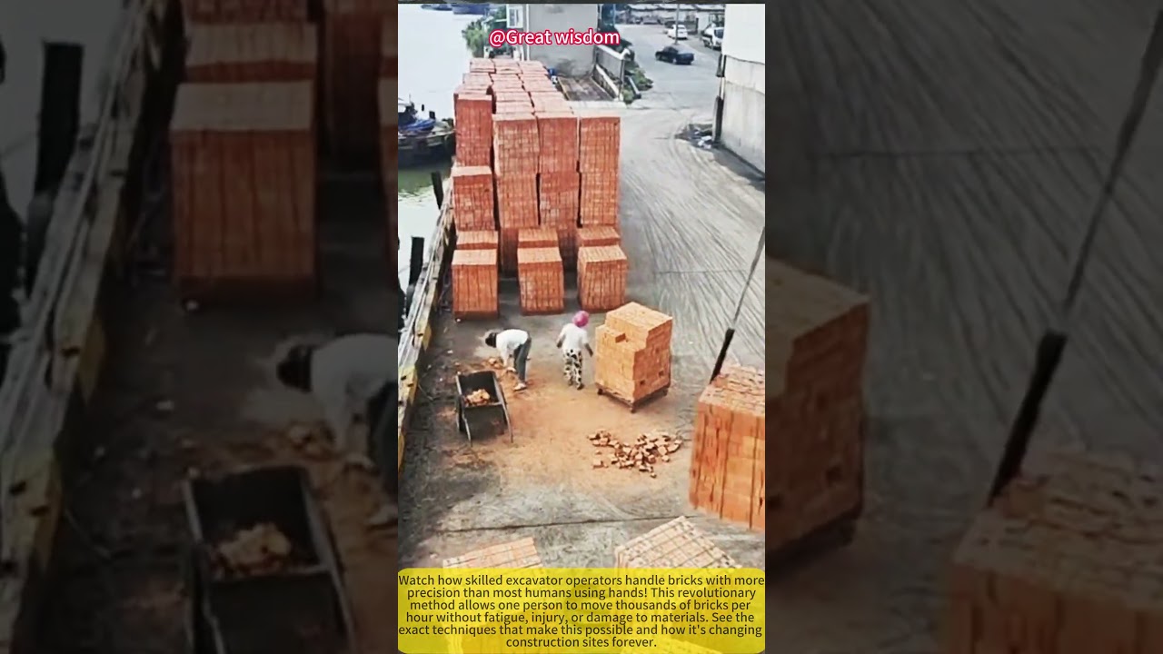 Why American Construction Crews Are Copying This Chinese Brick Handling Method