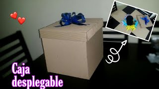 Caja desplegable para REGALO  14 de febrero 💕 