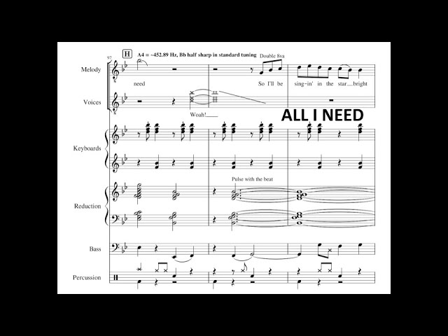 All I Need - Jacob Collier [Transcription]