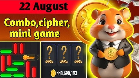 22 August combo card,cipher code,mini game|#Hamster #22Augustcombocard