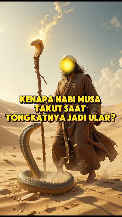 Kenapa Nabi Musa Takut Saat Tongkatnya Jadi Ular? #fypage #jejakislam #nabimusa #ular #kisahislam