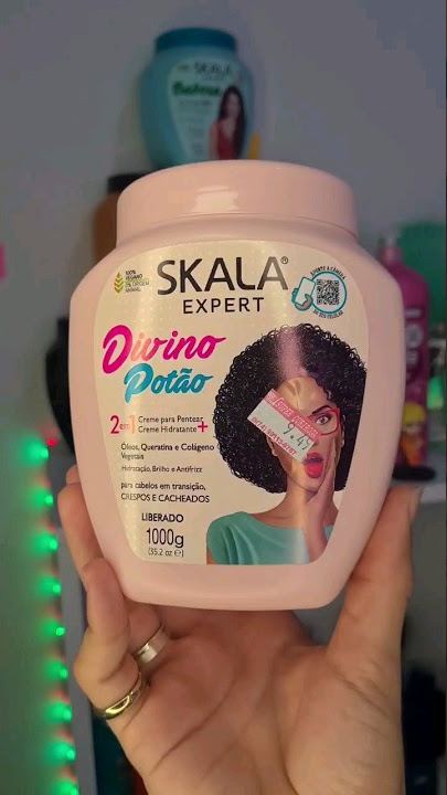 ROUTINE CAPILLAIRE CHEVEUX FRISÉS :TEST CRÈME SKALA (BRAZIL) 