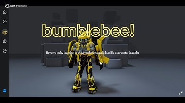 how to make ur roblox avatar #transformers bumblebee