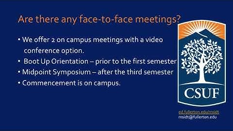 Info Session Part 2: FAQ about Master of Science in Instructional Design & Technology