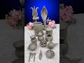 🍽️Amazing Mitti Ki Kitchen Set ￼ #diy #shivling #art #craft #kitchen #mitti #handmaking