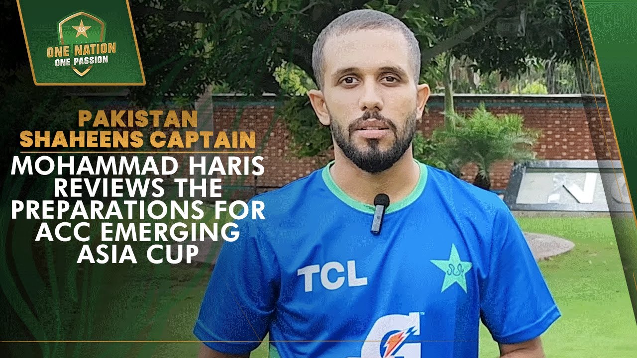 🗣️ Pakistan Shaheens captain Mohammad Haris reviews the preparations ...