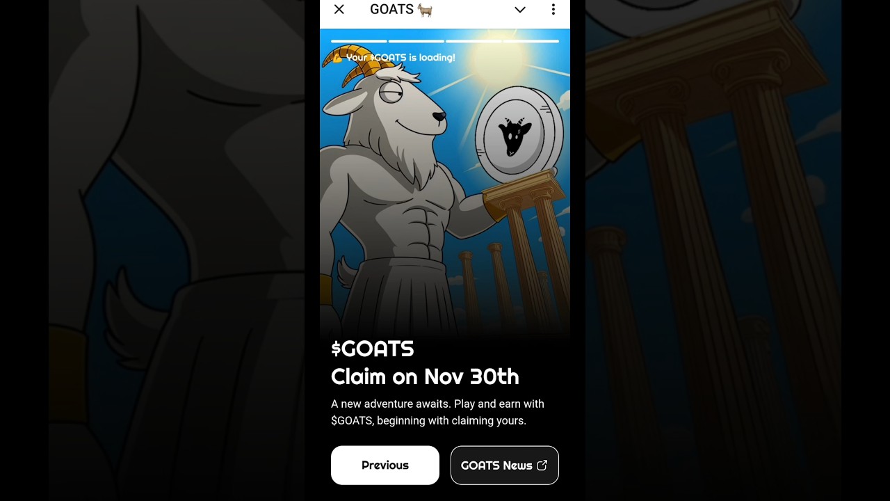 Goats Airdrop Claim On Nov 30th | Goats Airdrop Listing update | Goats Airdrop Token Check
