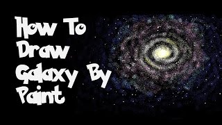 galaxy drawing easy draw step drawings pencil paint paintingvalley very