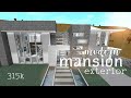 Bloxburg modern mansion exterior  249k part one