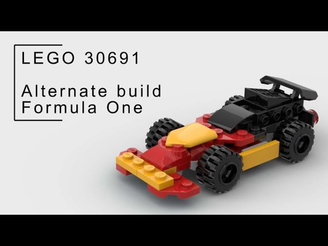 LEGO 30691 MOC, Alternate Build with Instructions: Formula One